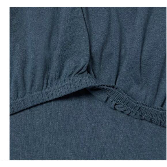 King Cotton Jersey Sheet Set Teal Threshold Knitted, 100% cotton - Picture 3 of 3